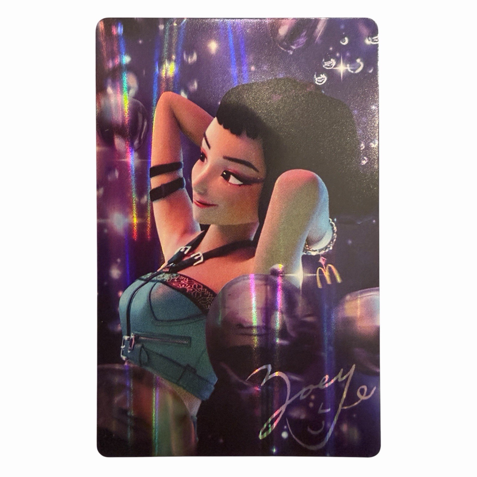 K-Pop Demon Hunters McDonald’s Zoey Foil Photocard 2026 Holo