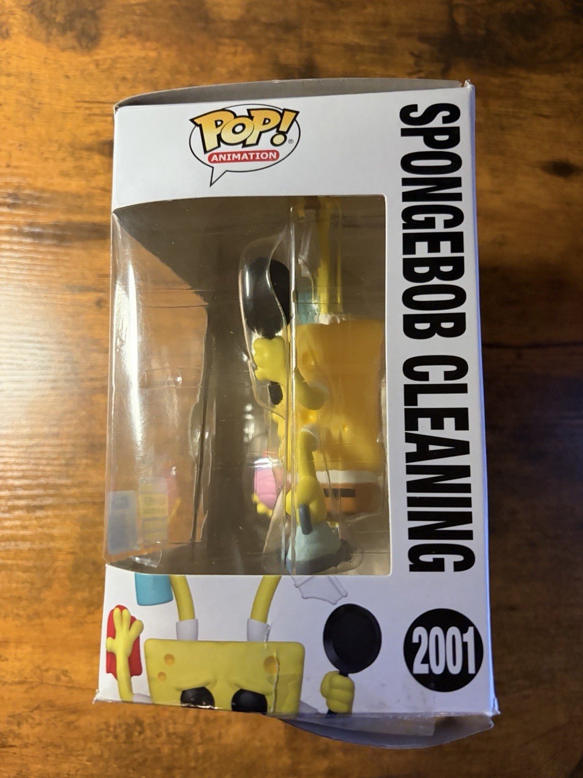 Funko Pop SpongeBob Squarepants Cleaning 2025 SDCC #2001 NOT MINT