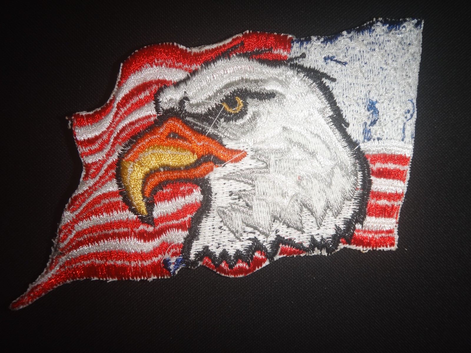 USA America Flag Bald EAGLE Patch