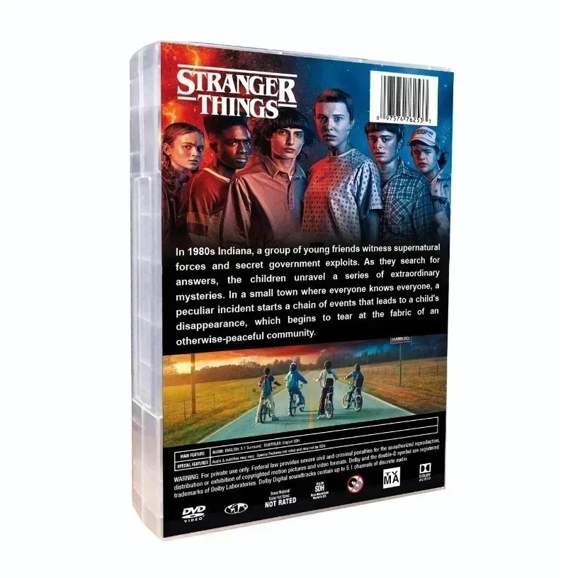 stranger things 1-5 complete series 14 disc dvd box set