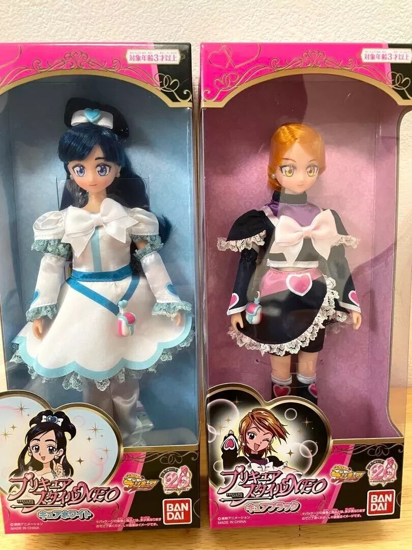 Bandai Pretty Cure PreCure Style Neo Cure Black & Cure White Figure Set Japan