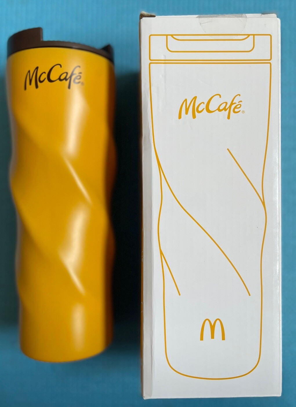McCafe Thermo Cup McDonald’s Vacuum Insulated 500 ml / 16.9 oz Yellow Bearista