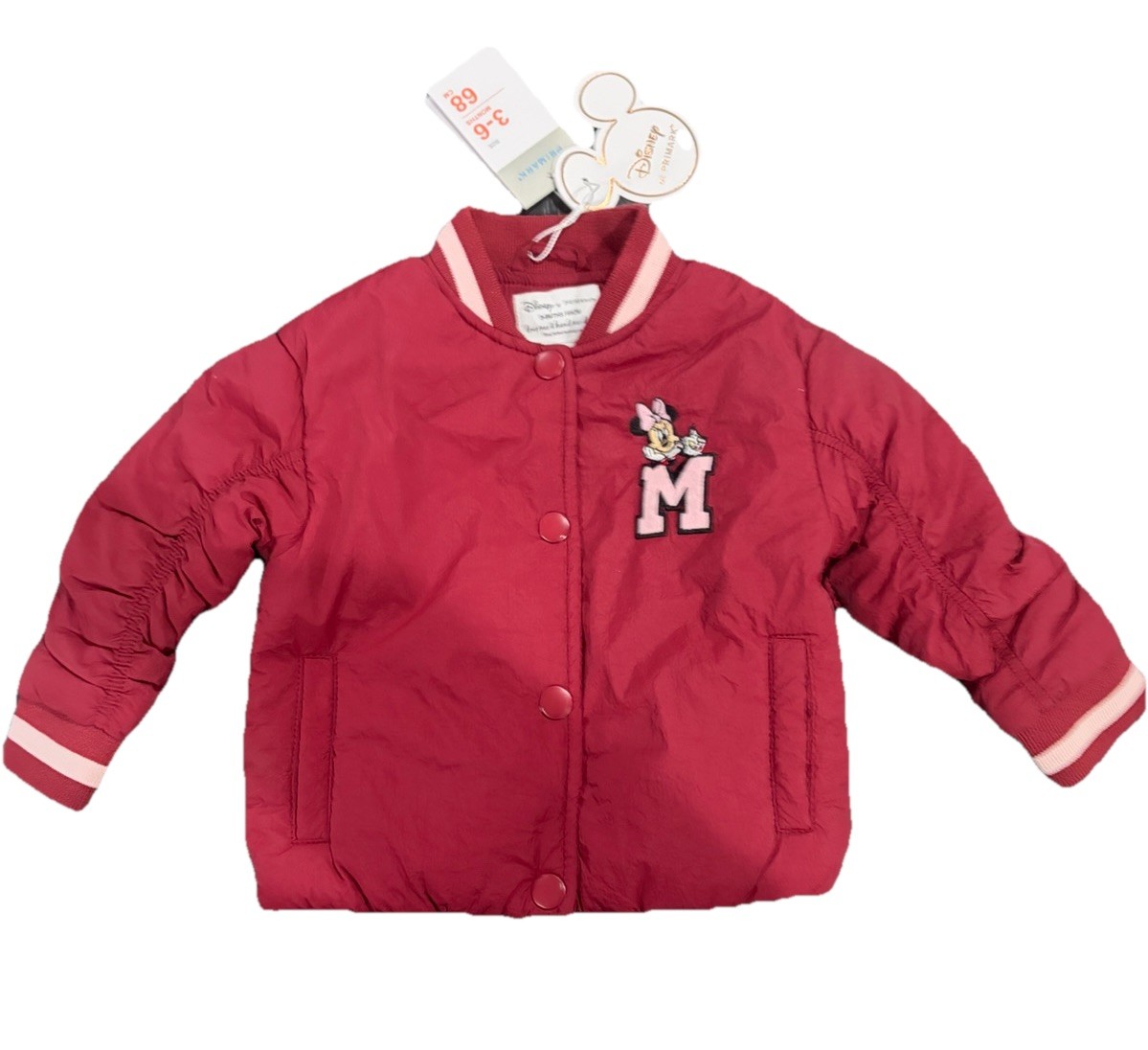 Disney At Primark Minnie Mouse Jacket Size 3-6 Months New