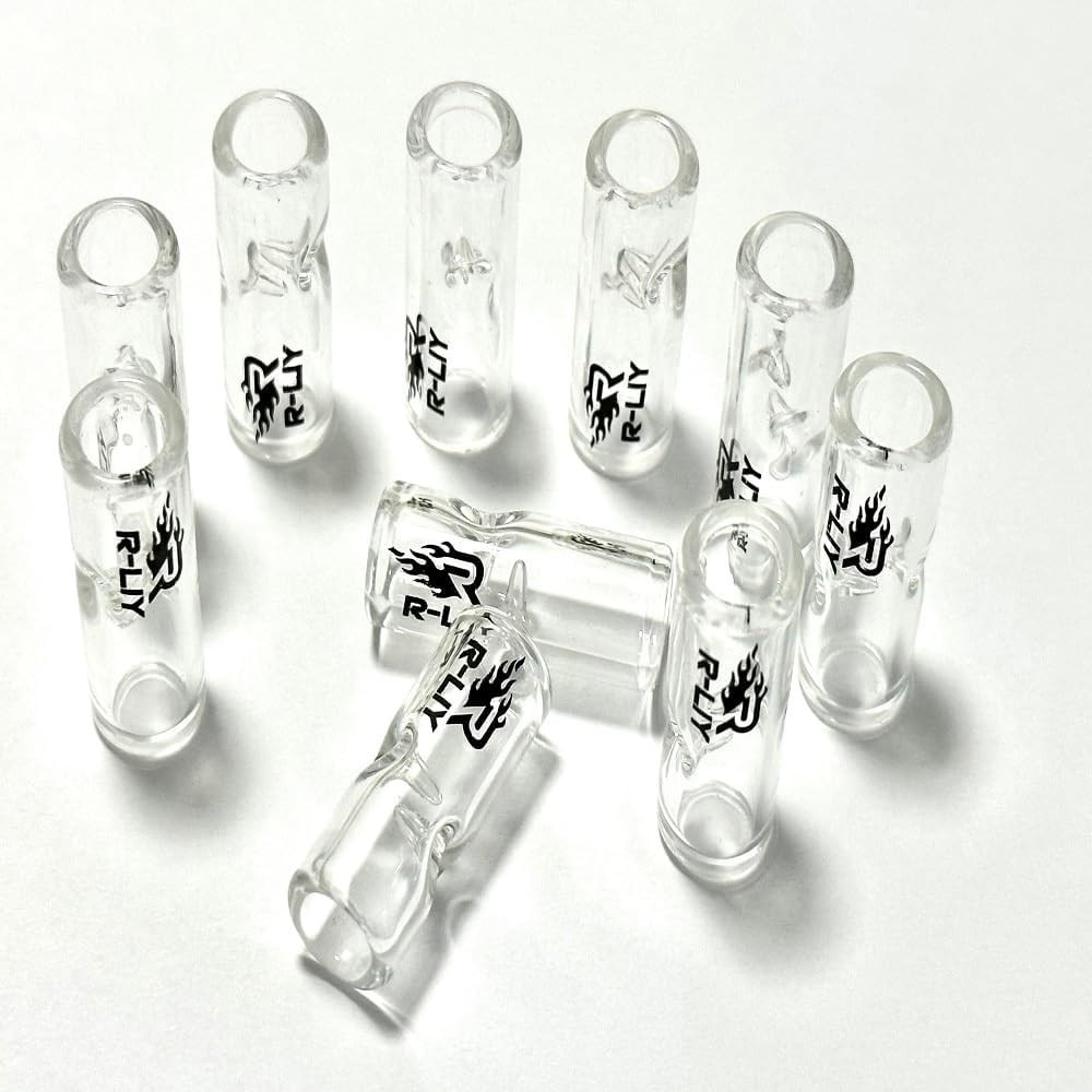 Glass Filter Tips /10Pcs (Transparent Color) 35Mm Diameter