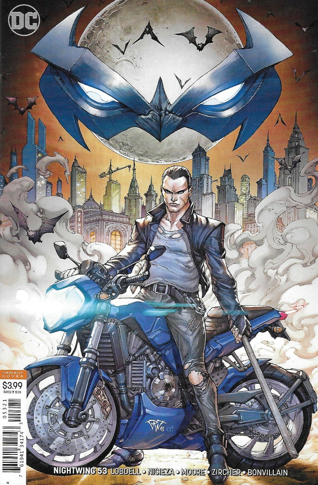 Nightwing Comic 53 Cover B Variant Yasmine Putri First Print 2019 Scott Lobdell