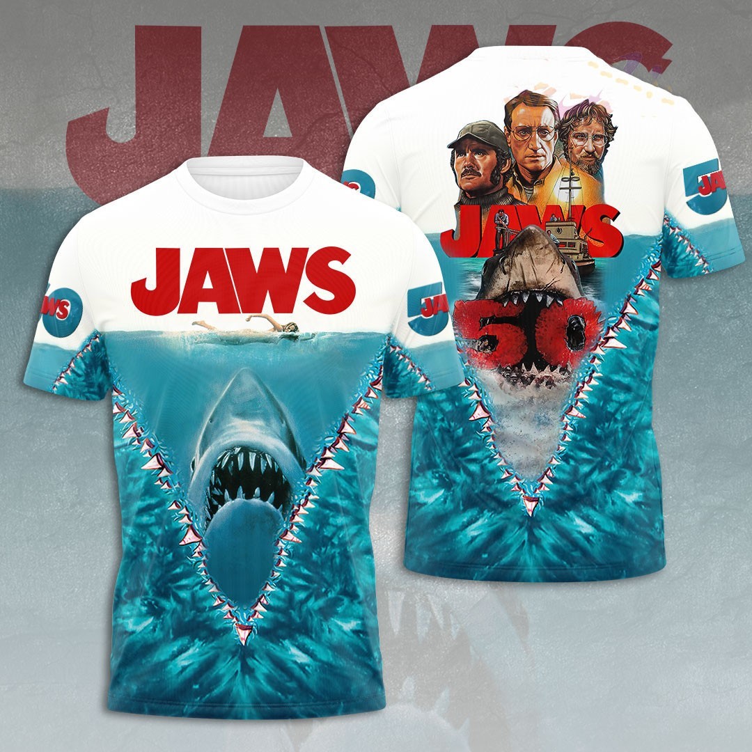 Jaws 3D T Shirt S-4XL For Men EL412