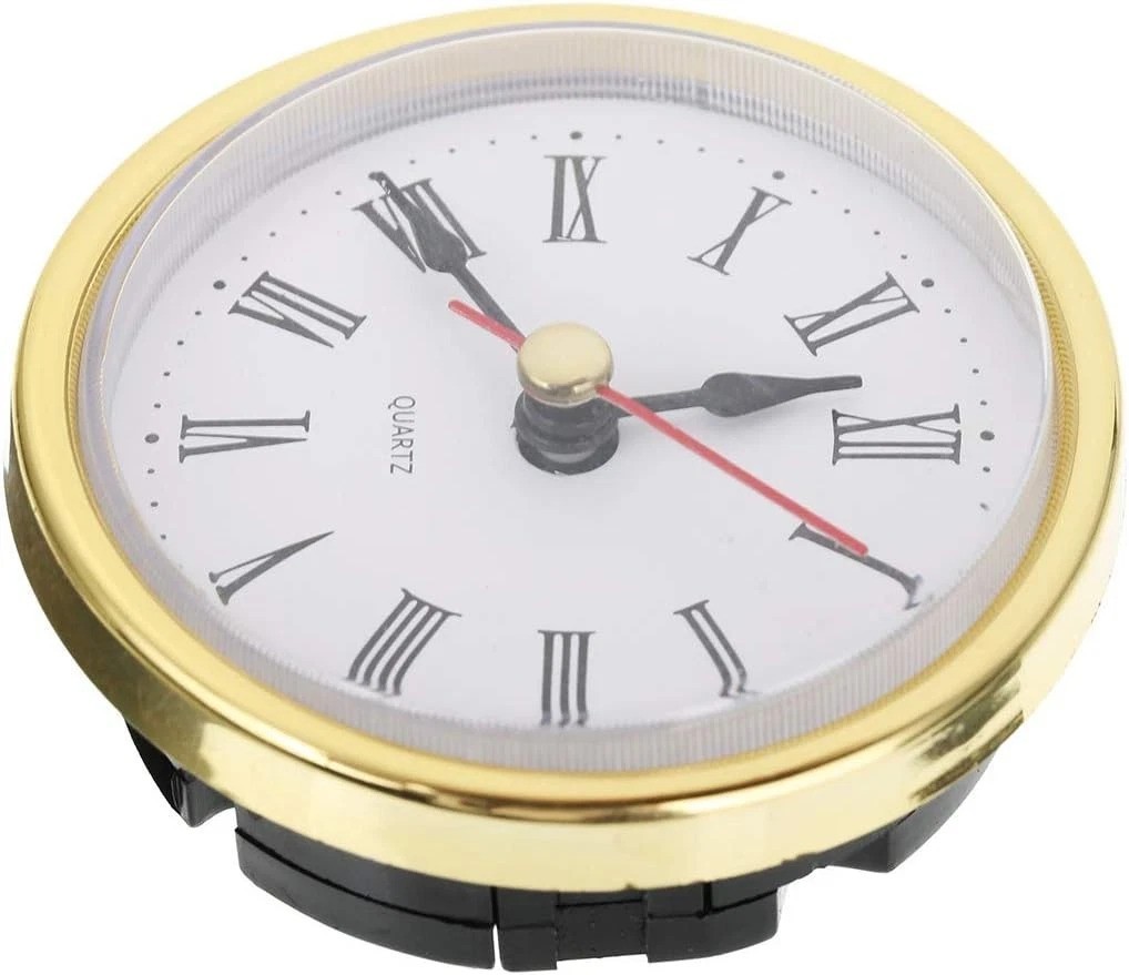 Battery-Powered 65mm Clock Insert with Roman Numerals – DIY Replacement Option