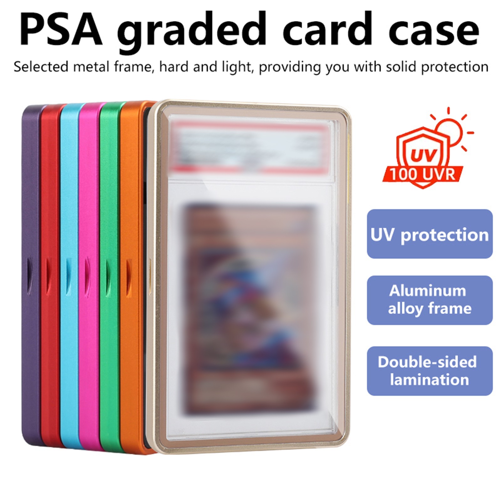 Magnetic Graded Cards Metal Slab Protector Case For PSA/CGC/BGS 35PT 55PT 130PT
