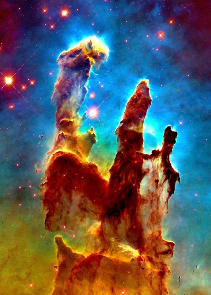 Pillars of Creation PHOTO Hubble Telescope Eagle Nebula Space Art Print 5×7