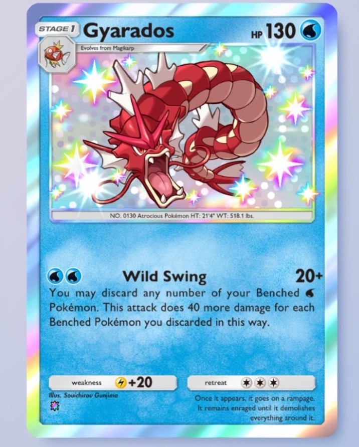 (FAST DELIVERY) Shiny Gyarados – Shiny Rare – ENG – Pokemon TCG Pocket