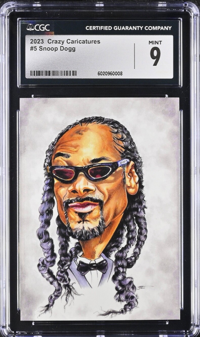 2023 Tim Breyer Crazy Caricatures #5 SNOOP DOGG CGC 9 Pop 1 highest