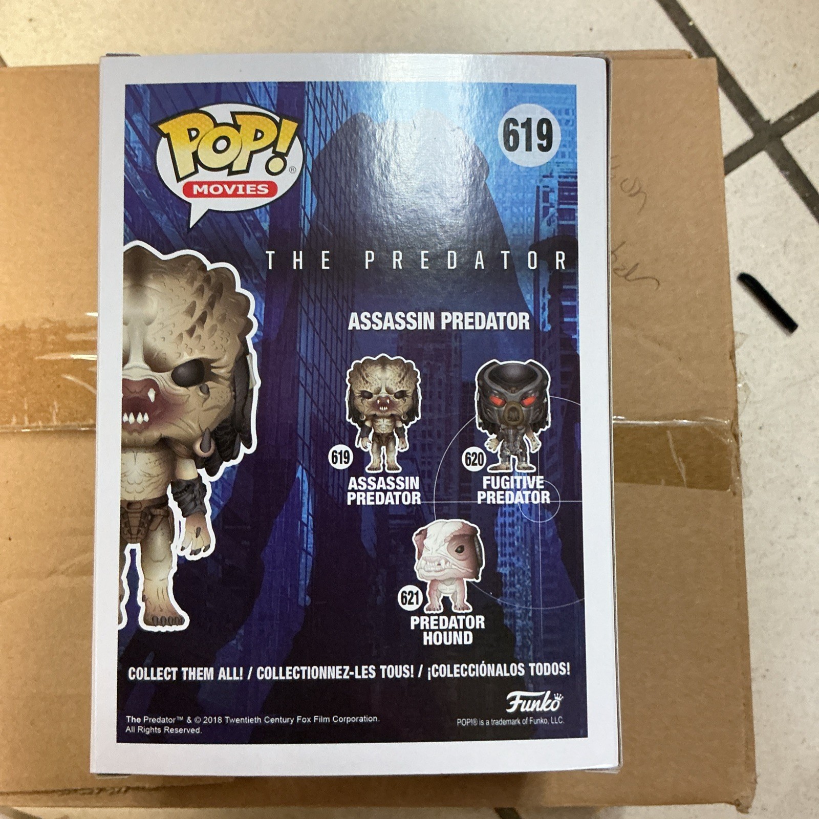 Funko Pop! The Predator Assassin Predator #619 Vinyl Figure