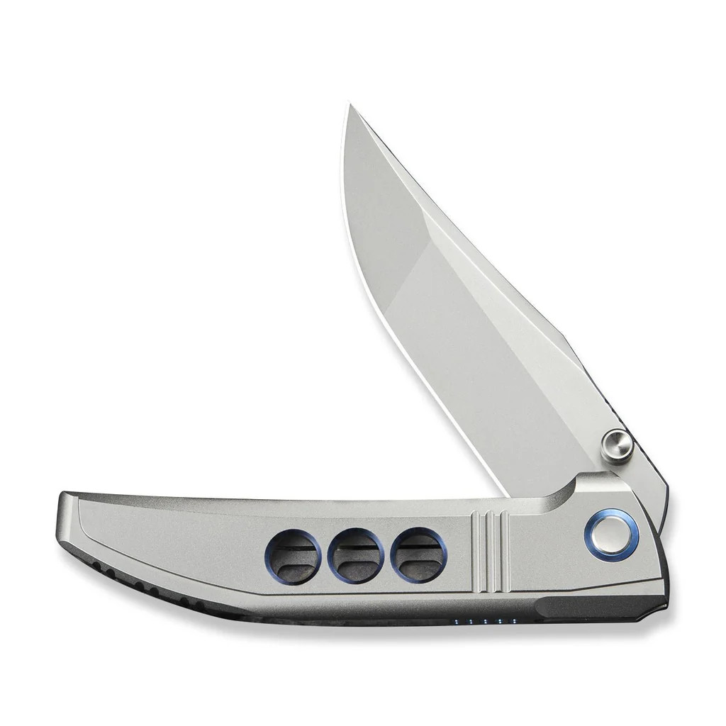 WE Knife Ezinta Frame Lock 22041-2 Bead-blasted Titanium M390 Steel Knife
