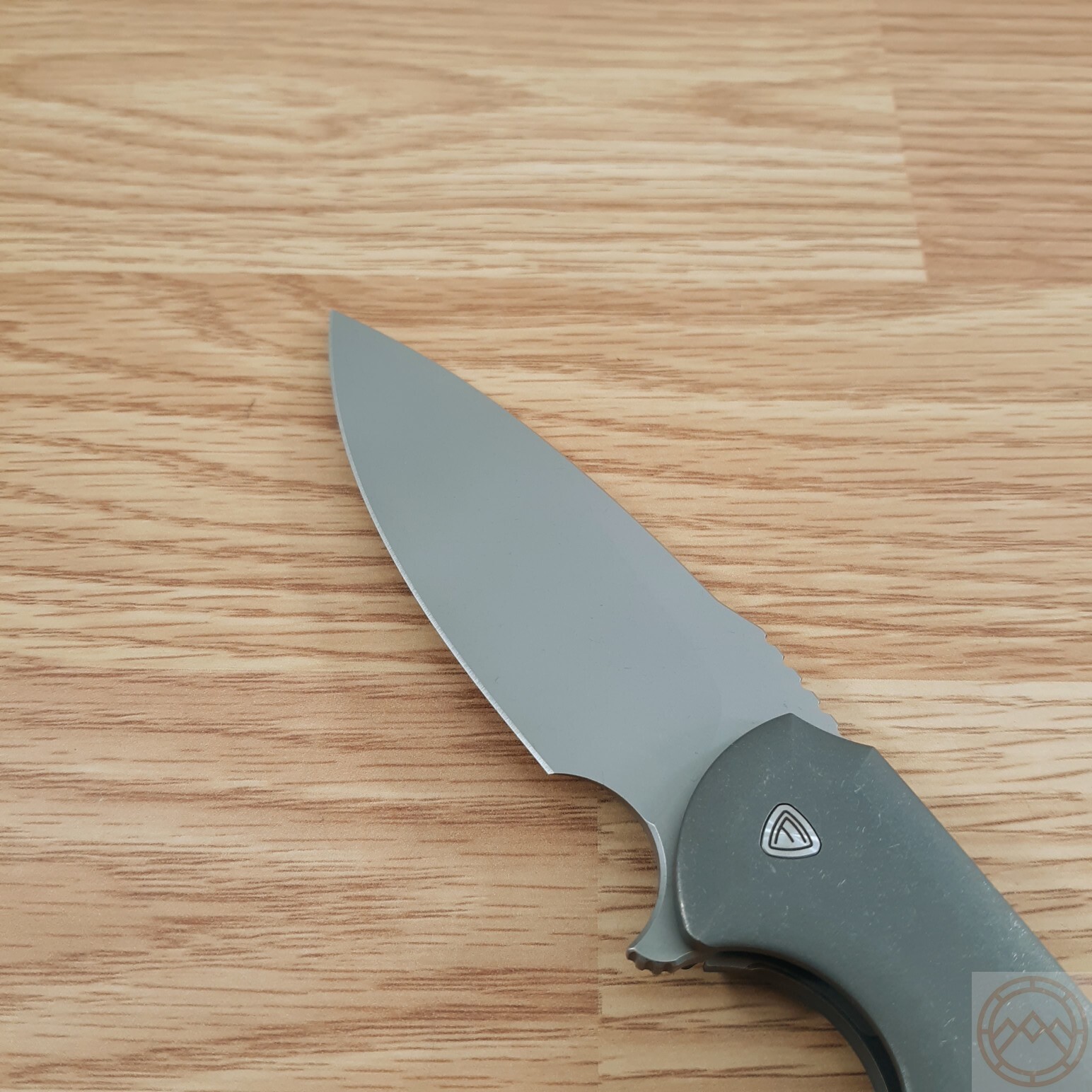 Ferrum Forge Knife Allurus Sw Folding Knife CPM 20CV Steel Blade Titanium Handle