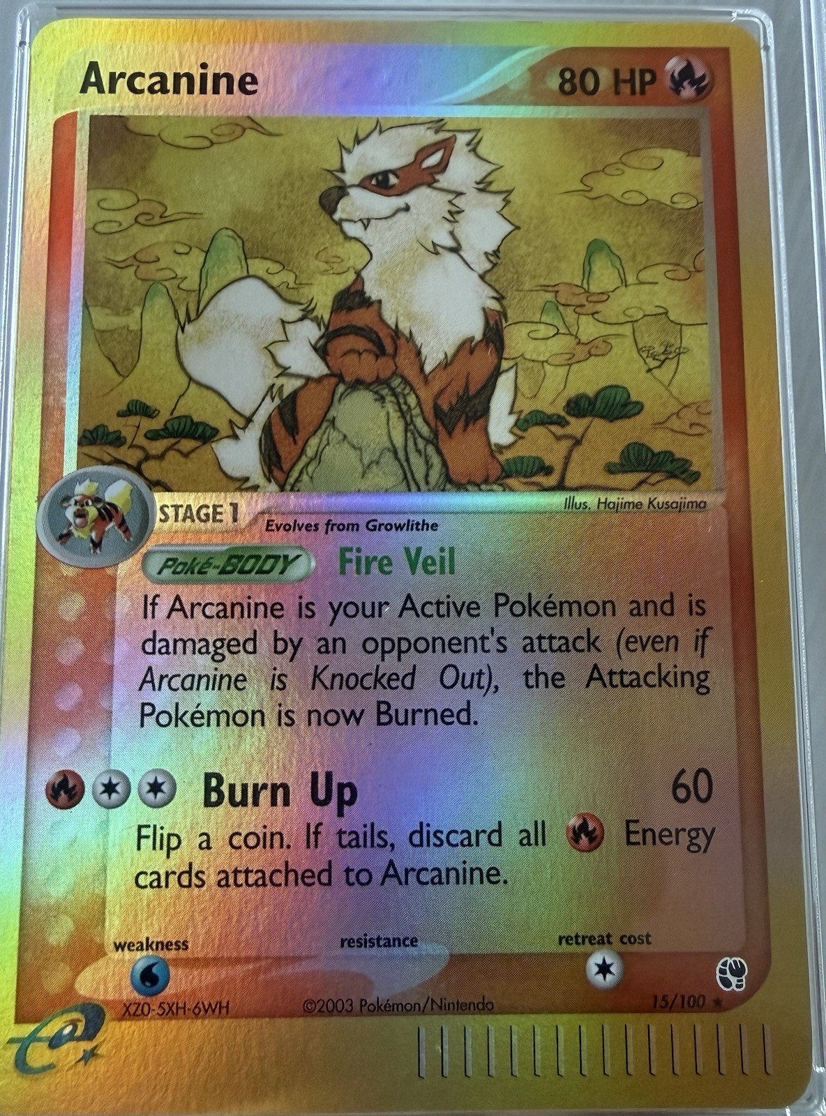 ARCANINE – Reverse Foil – Ex Sandstorm – LOW POP – 2003