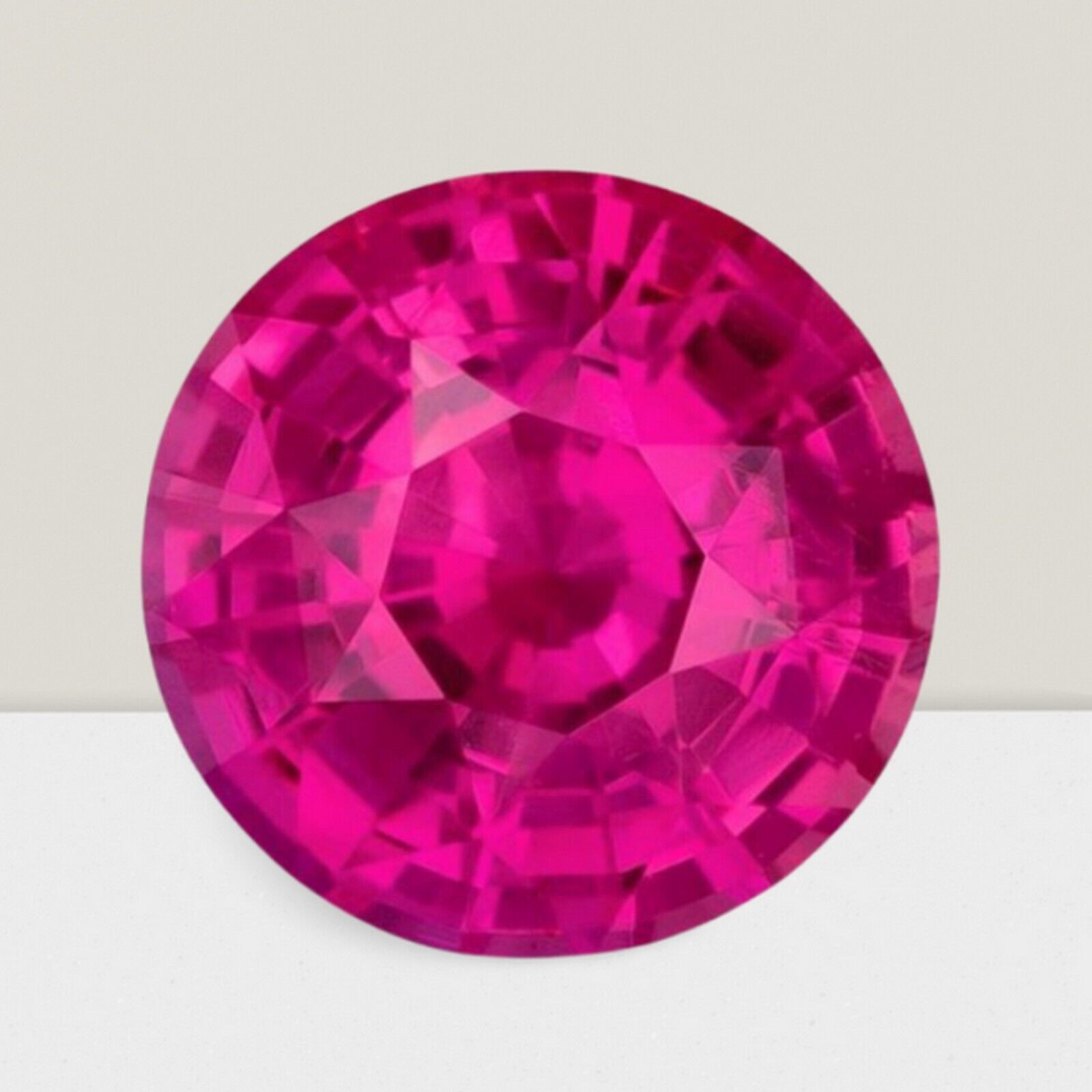 Rubellite Round Cut Gemstone 3.80 Cts – 11 mm AAA+ Loose Gem