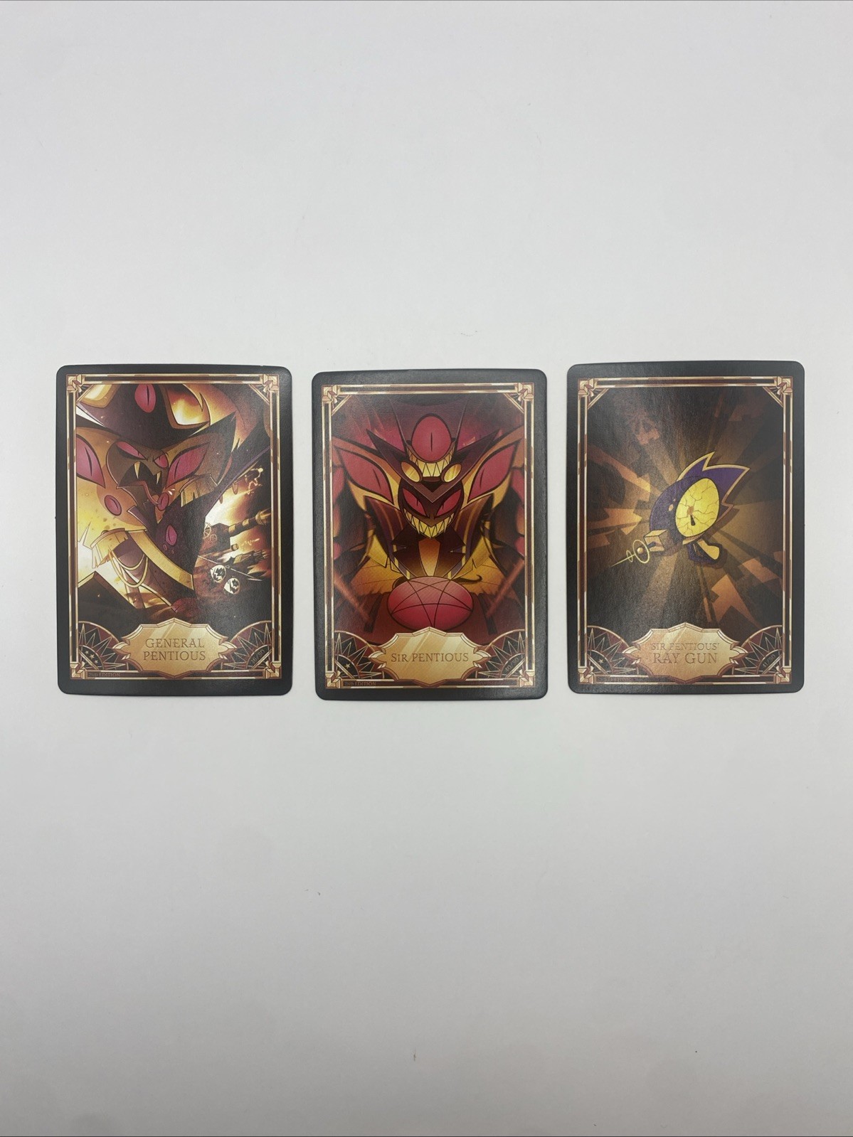 hazbin hotel sir pentious 3 Card 2nd Edition Lot Non Foil General Pentious