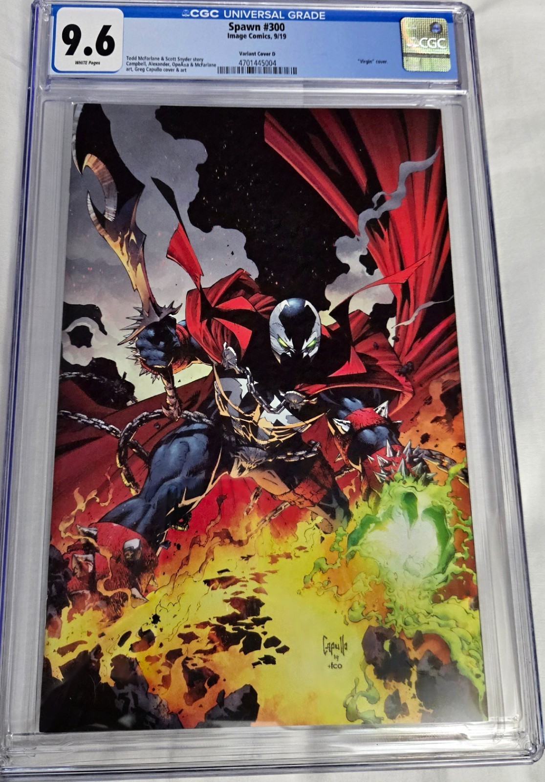 Spawn #300 Cover Variant – C by Greg Capullo Variant Cover D CGC 9.6