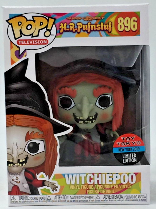 Funko Pop! H.R.Pufnstuf Witchiepoo #896 2019 NYCC Toy Tokyo LE W/Protector