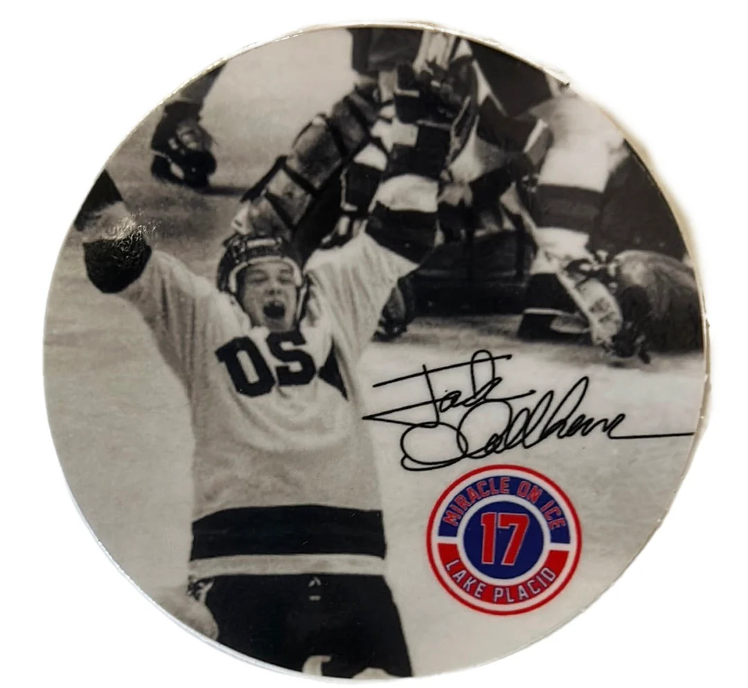 Jack O’Callahan Miracle On Ice Celebration Sticker 3 Inches Round