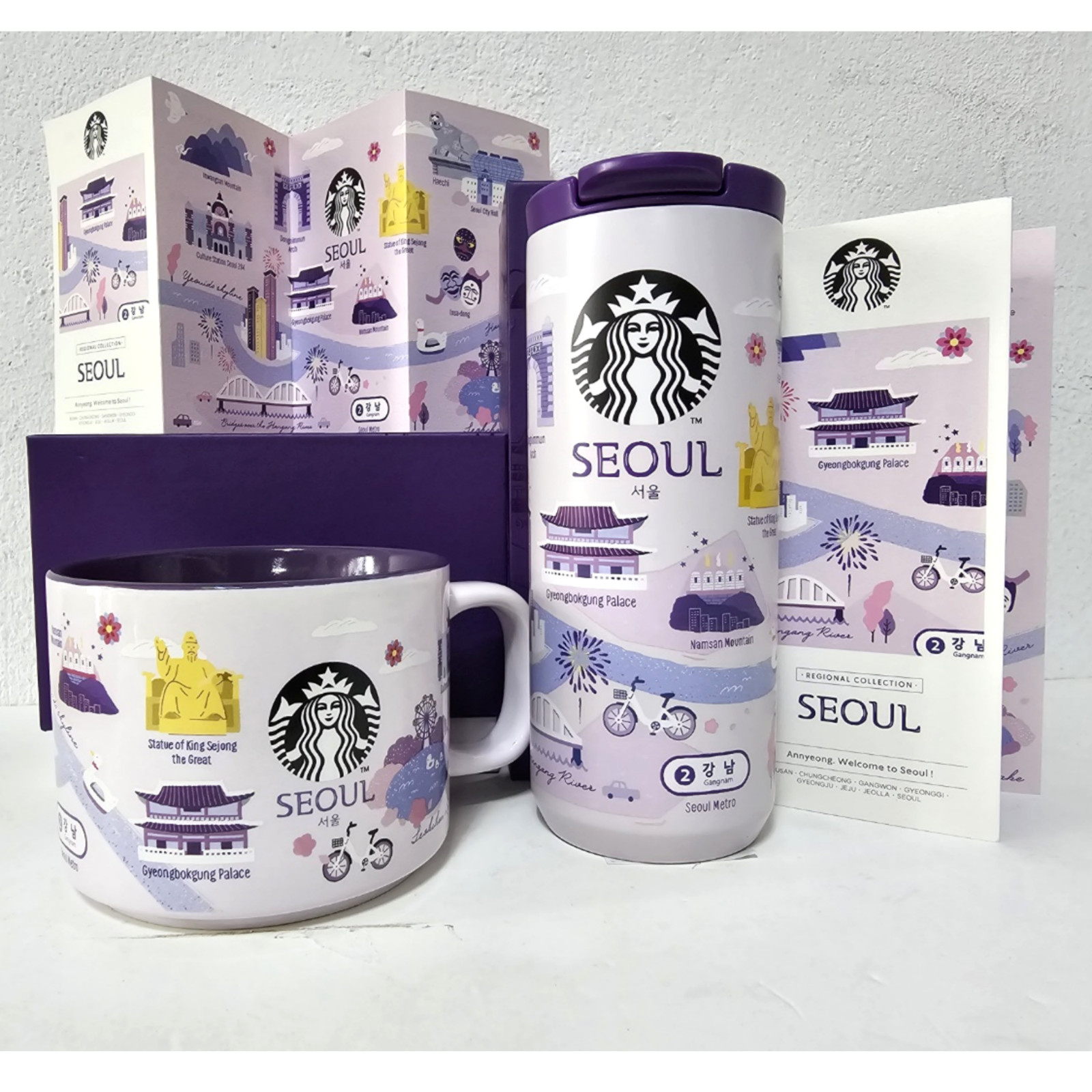 Starbucks Korea Annyeong Seoul Mug 355ml & Tumbler 355ml