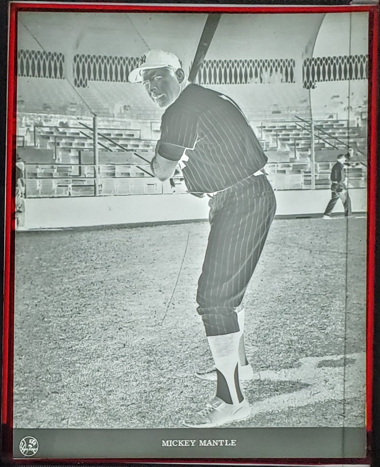 1950s Mickey Mantle New York Yankees MLB 8×10 Negative + Photo