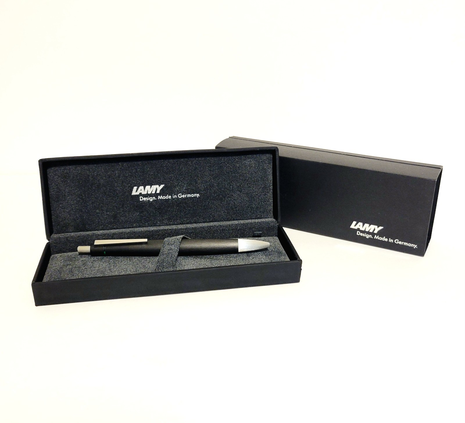 Lamy 2000 Multicolor 4 Colors Ballpoint Pen L401 Matte Black Stainless Steel NEW