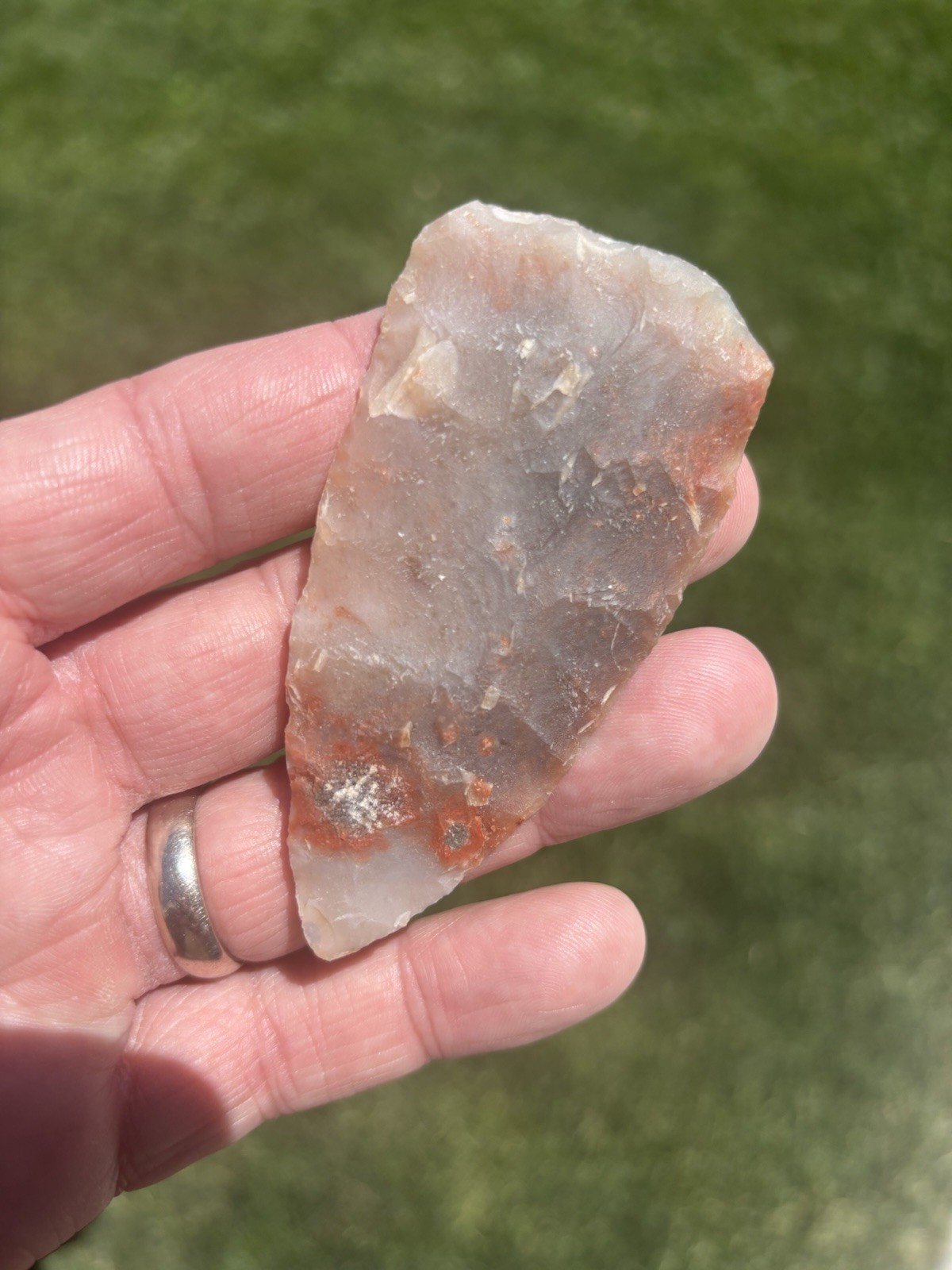 Traditional Native American Stone Arrow Head Knife Blade Skinning Tool Beautiful