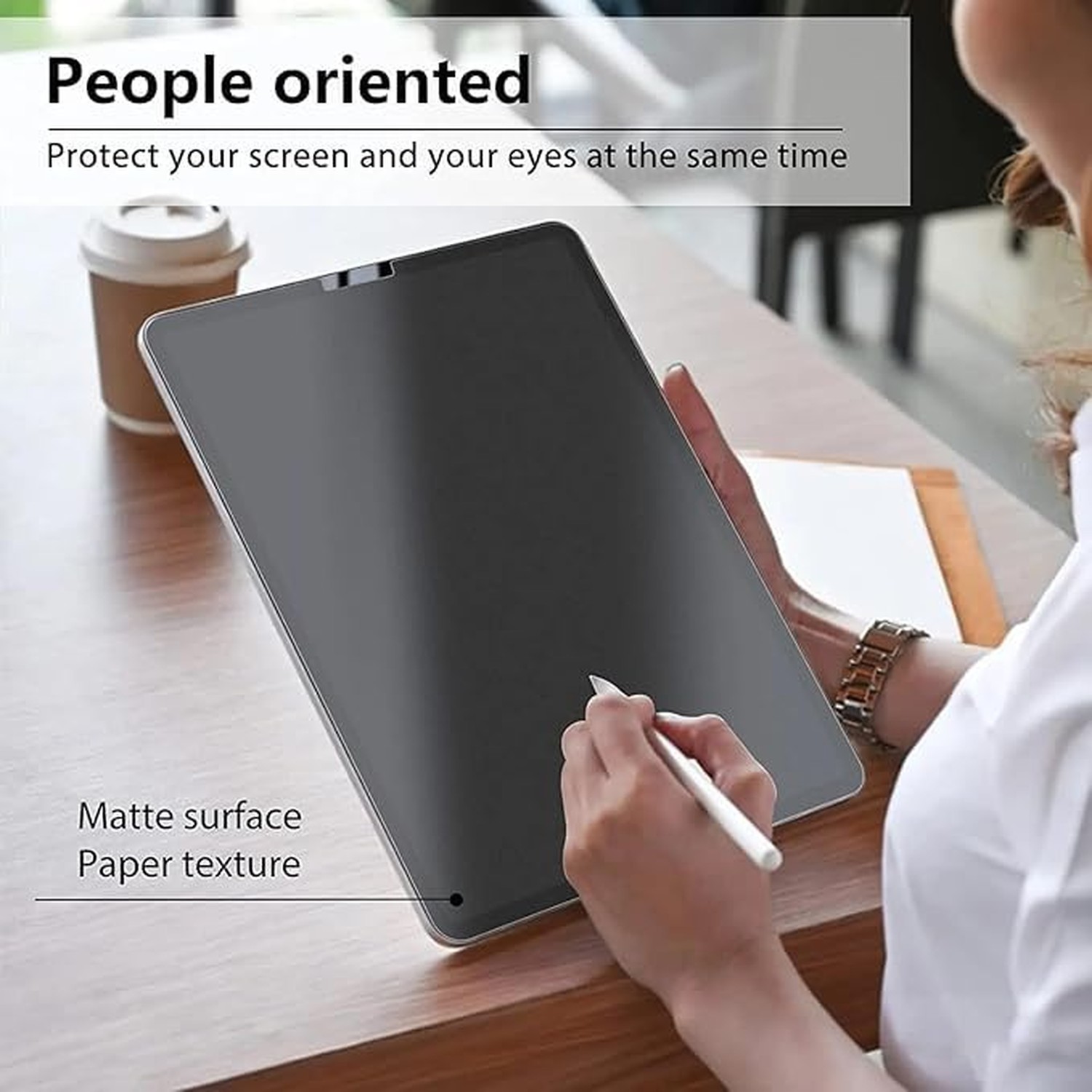 PET Matte Screen Protector for OnePlus Pad 3 13.2″, 2 Pcs Paper Gloss Anti-Gl…