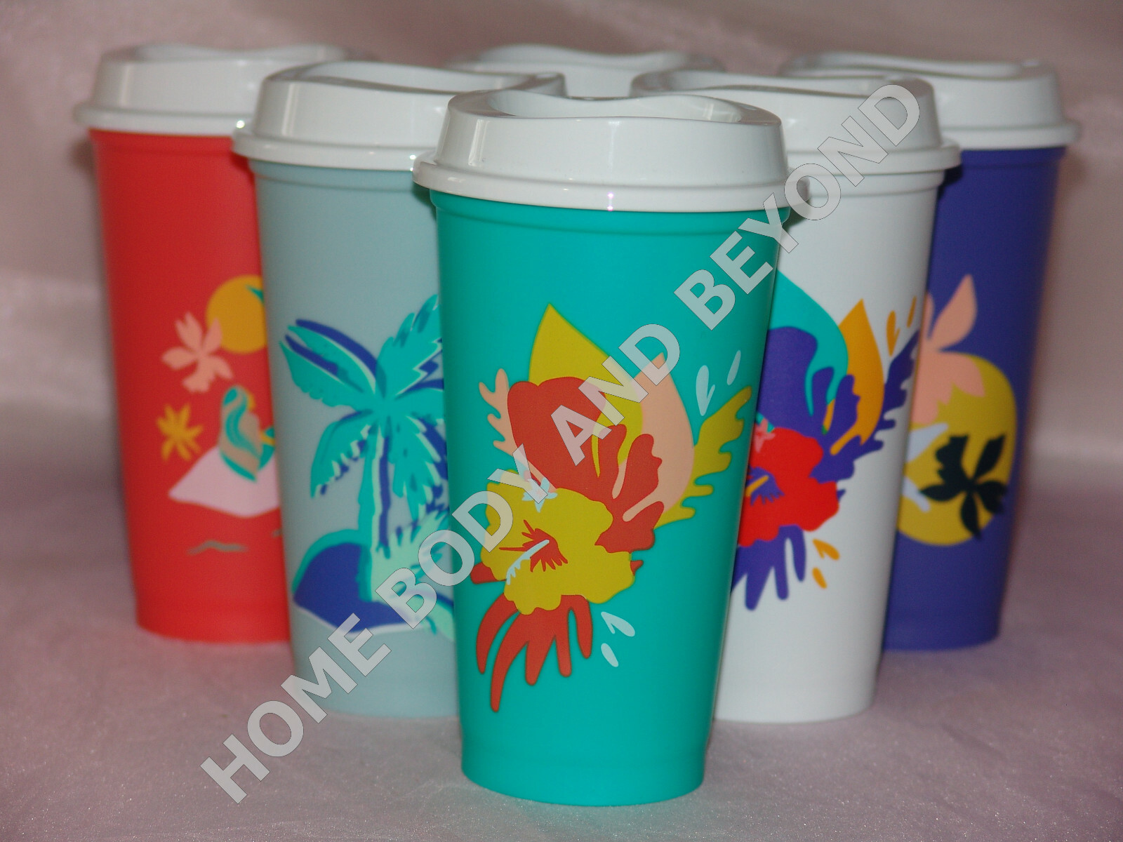 STARBUCKS Summer Reusable Grande 16 OZ Plastic Coffee Tea Hot Cup Mug You Choose