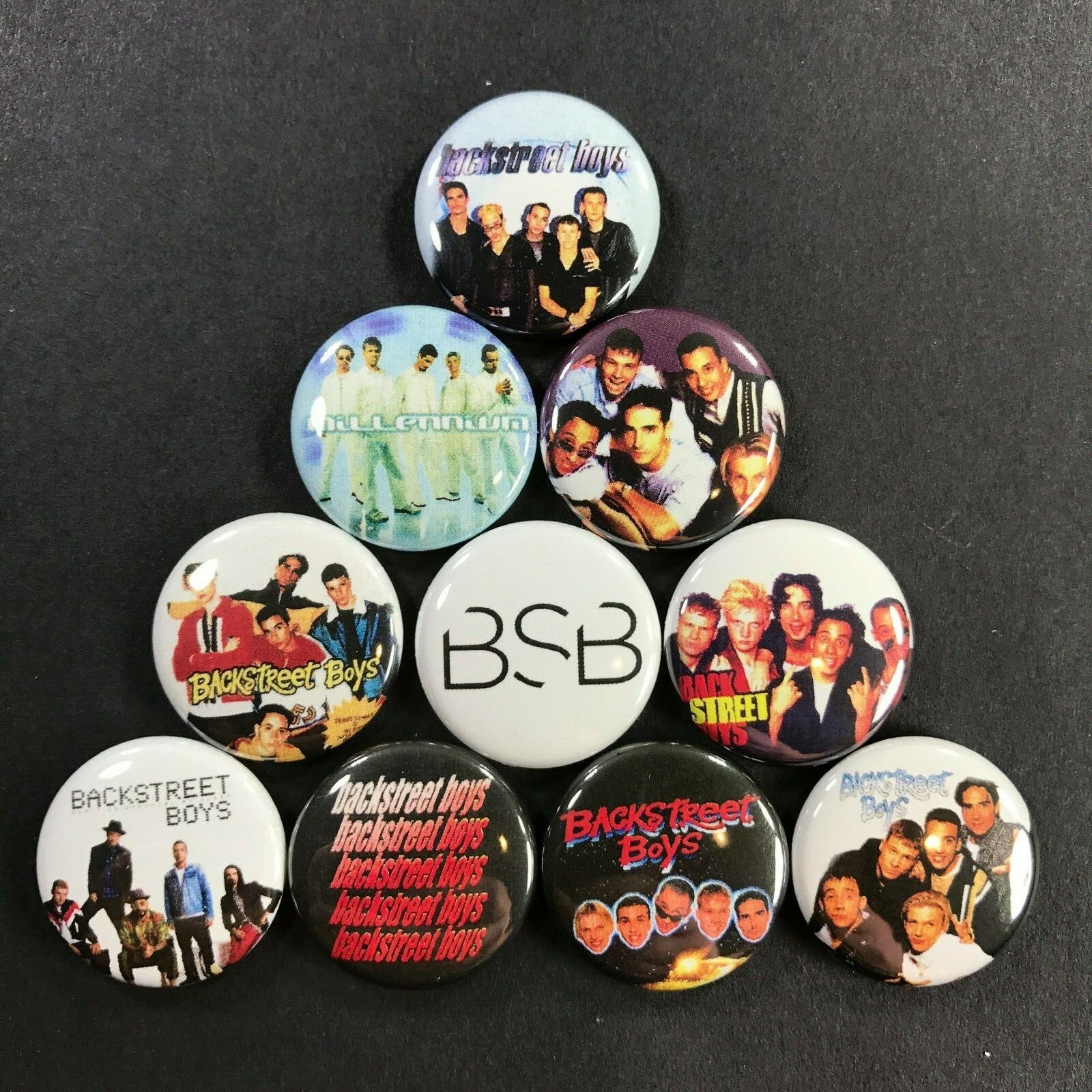 Backstreet Boys 1″ Button Pin Set Boy Band Pop Rock
