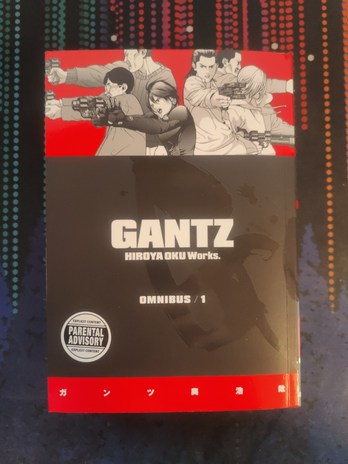 Gantz Omnibus Vol 1 Dark Horse Manga by Hiroya Oku English Parental Advisory