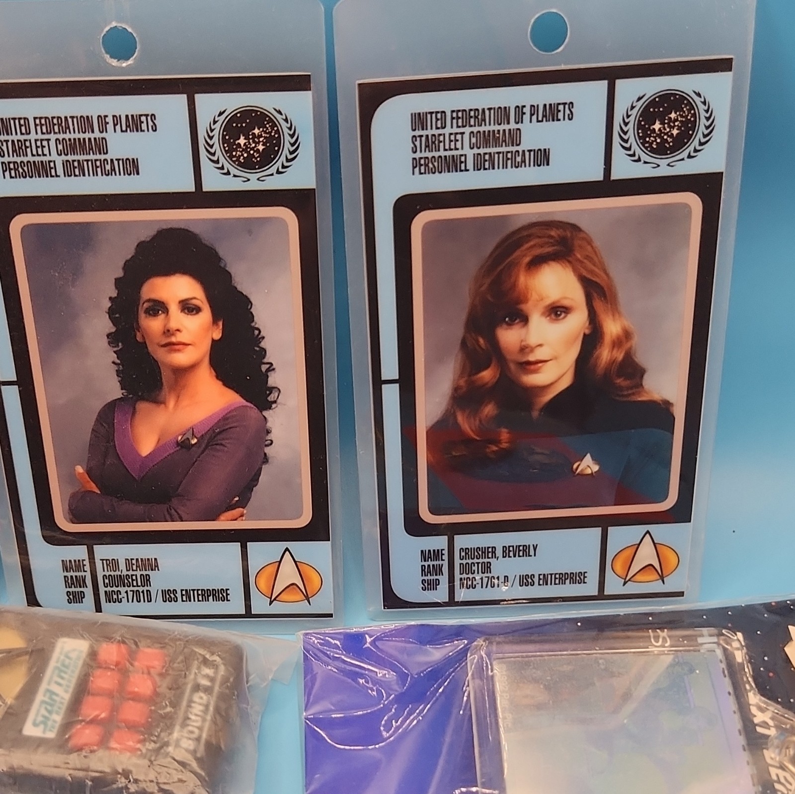 1996 Startrek Next Generation Lot With Various Collectable Items