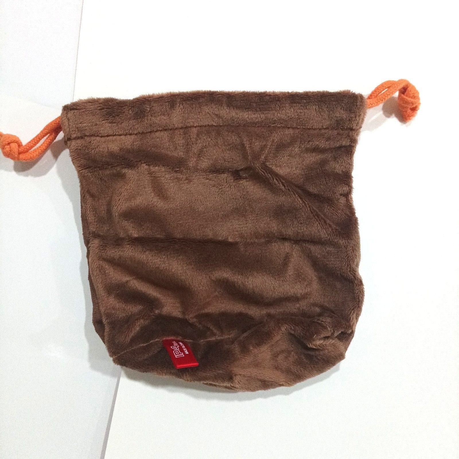 Monchhichi boy drawstring fluffy pouch