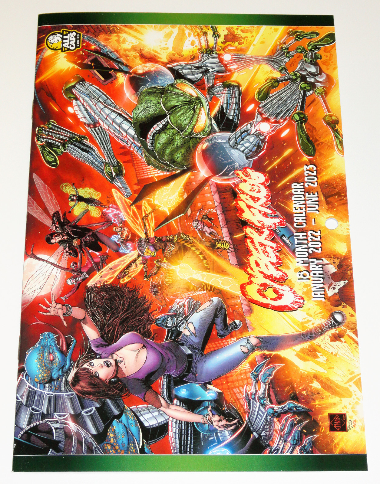 CyberFrog 2022-2023 Calendar – Ethan Van Sciver – All Caps Comics