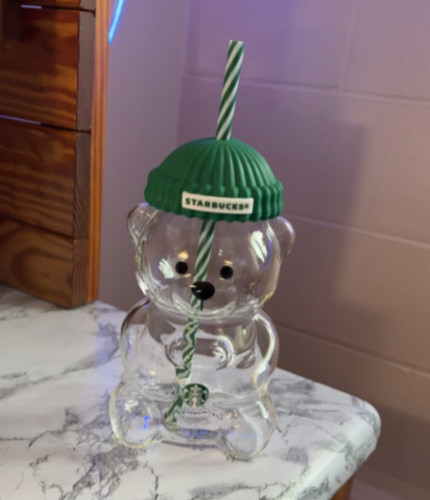 2026 Glass Starbucks Bearista Bear Cold Cup Holiday Limited Edition