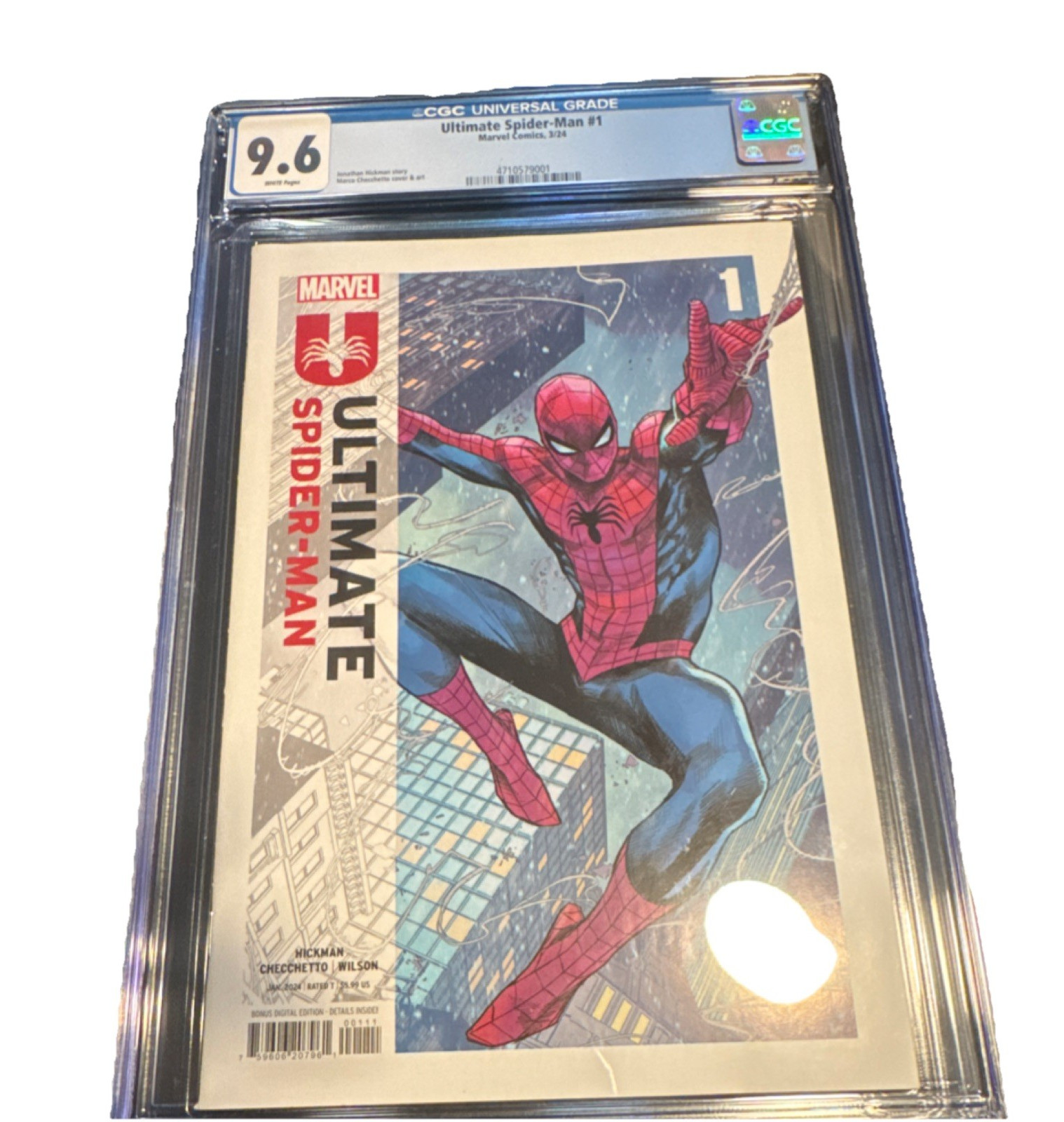 Marvel Ultimate Spider-Man #1 CGC 9.6 First Printing Modern Age Comic 2024