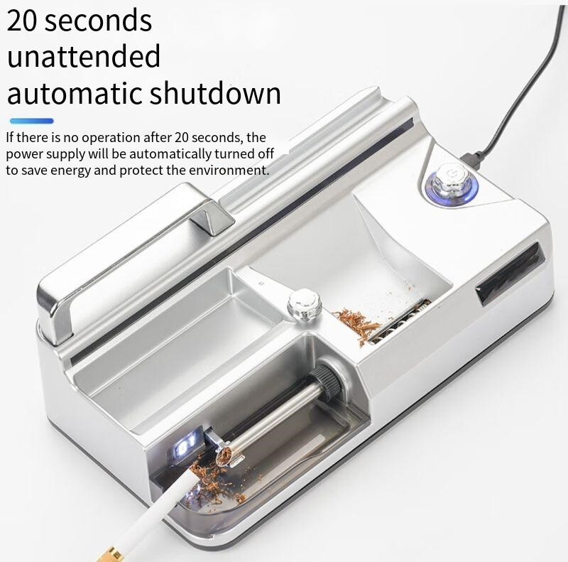 3IN1 Cigarette Rolling Machine 5.5/6.5/8mm Automatic Tobacco Electric Injector