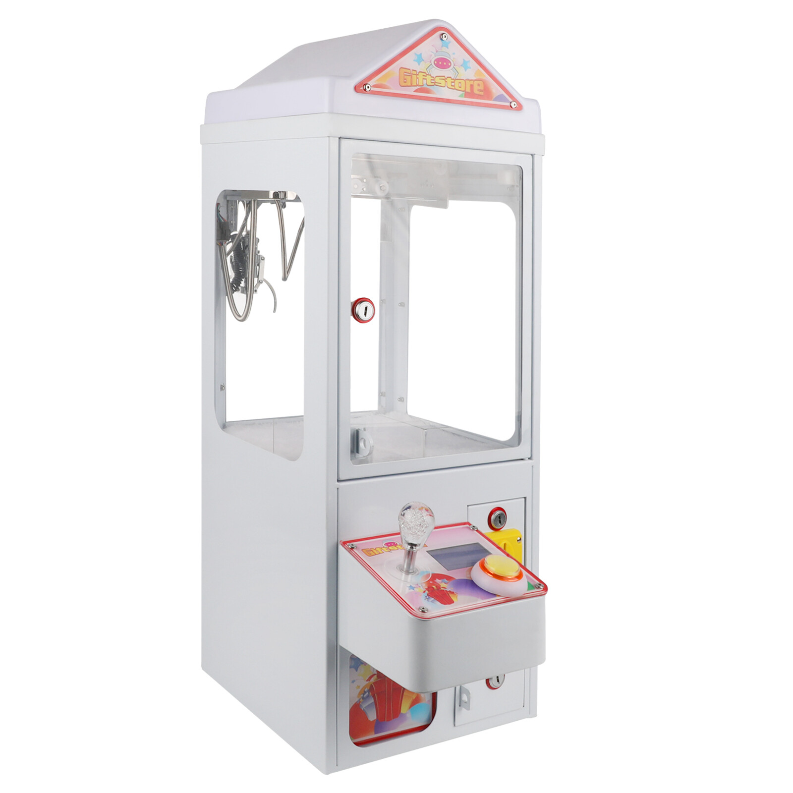 Mini Claw Crane Machine Candy Toy Grabber Catcher Carnival Charge Play Mall USA