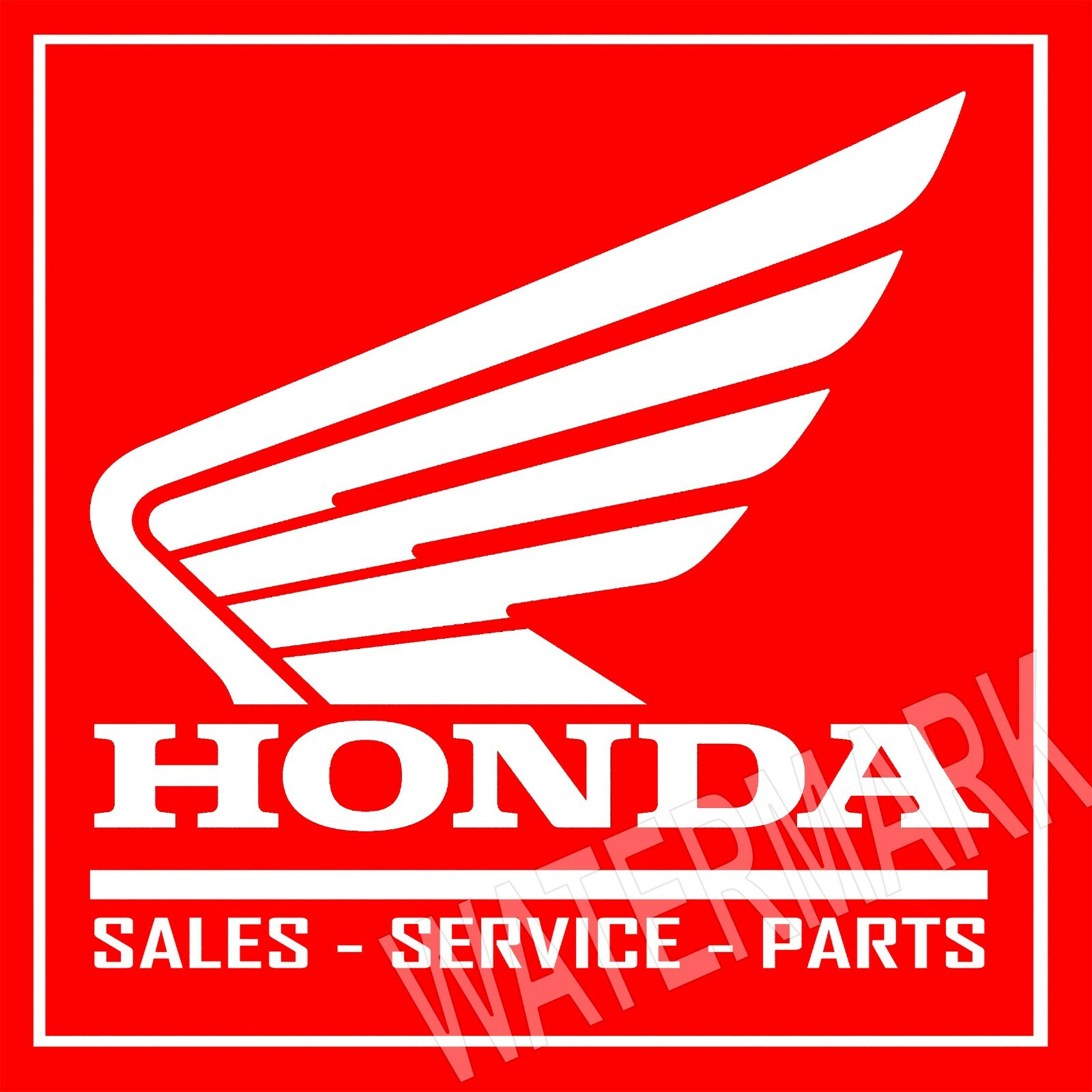 Honda High Quality Metal Magnet 4 x 4 inches 9297