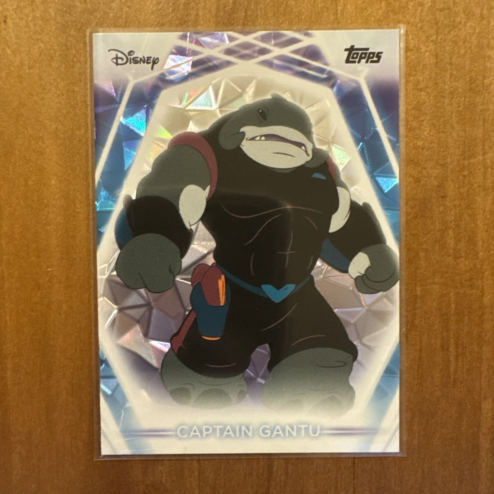 Captain Gantu 2026 Topps Disney Neon #18 Diamante Parallel Lilo & Stitch