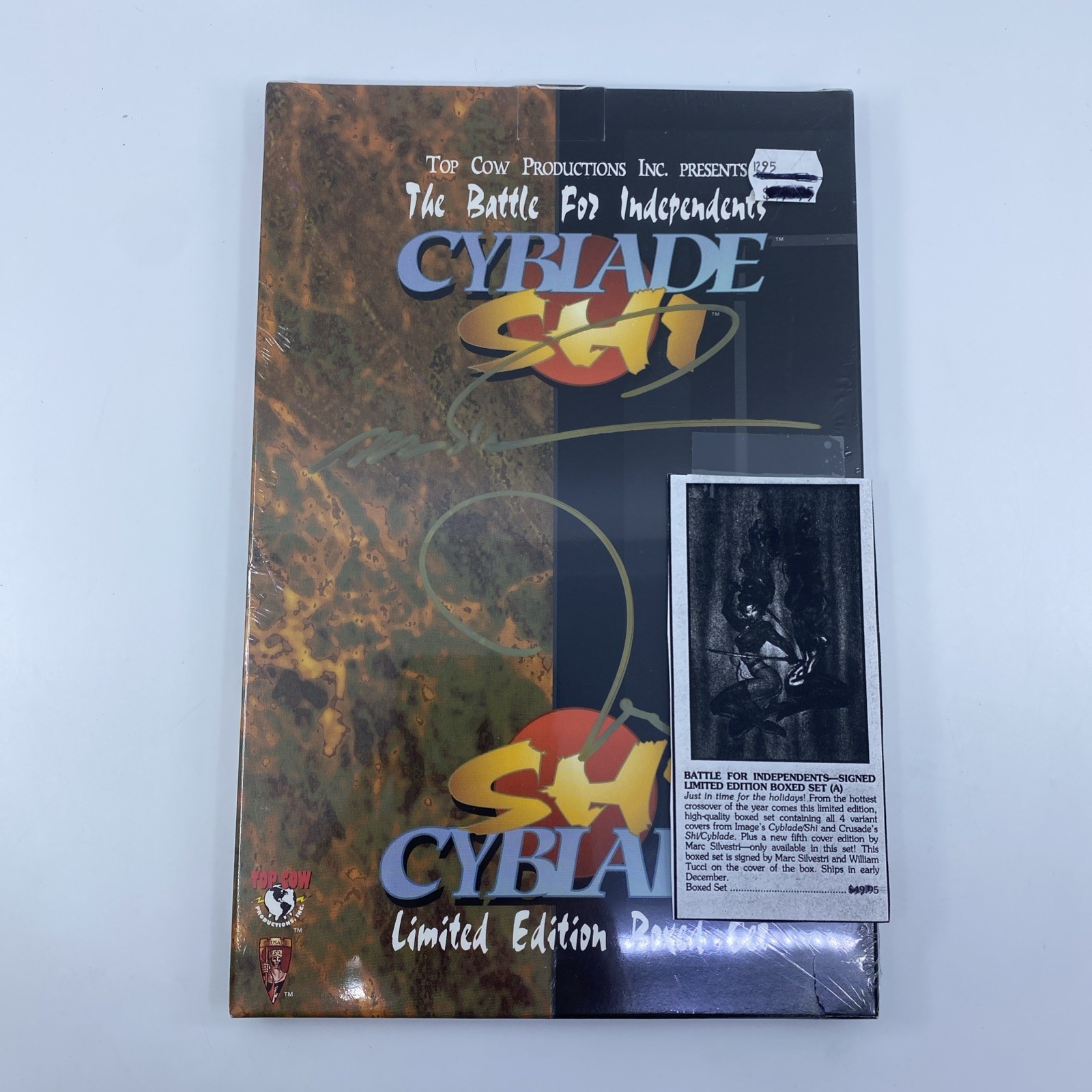 Cyblade Shi Battle for the Independents Top Cow Box Set Sealed 1995 NIB 8.5
