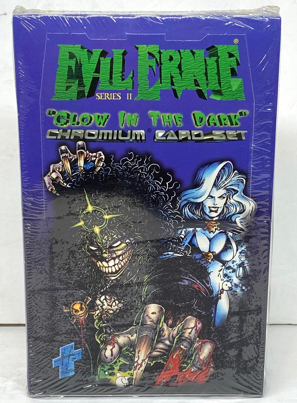 Evil Ernie Series II Two Glow in the Dark Trading Card Box 36 Packs Sealed 1995