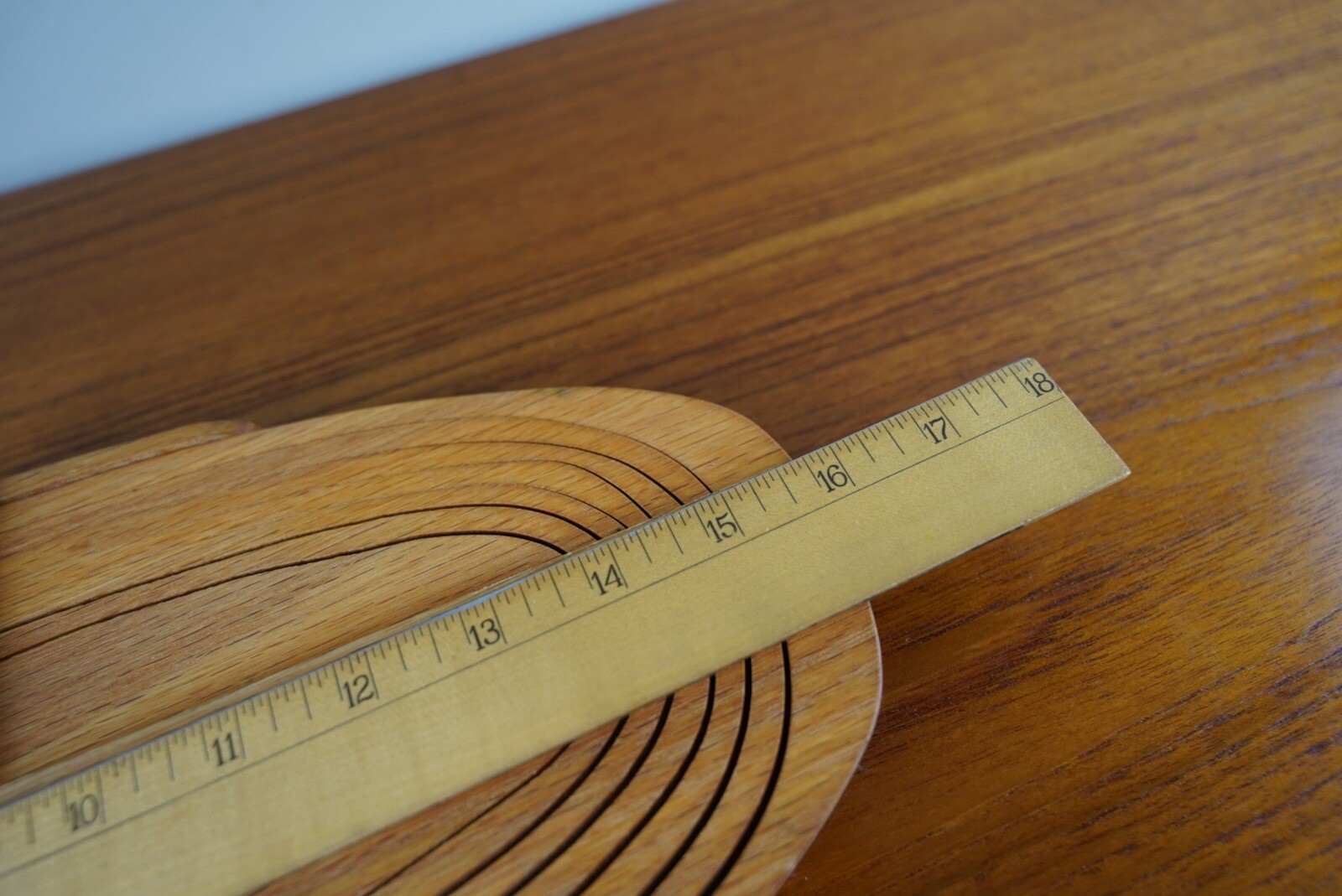 Teak Collapsable Bread Basket Baguette Carrier Compact Modern Design