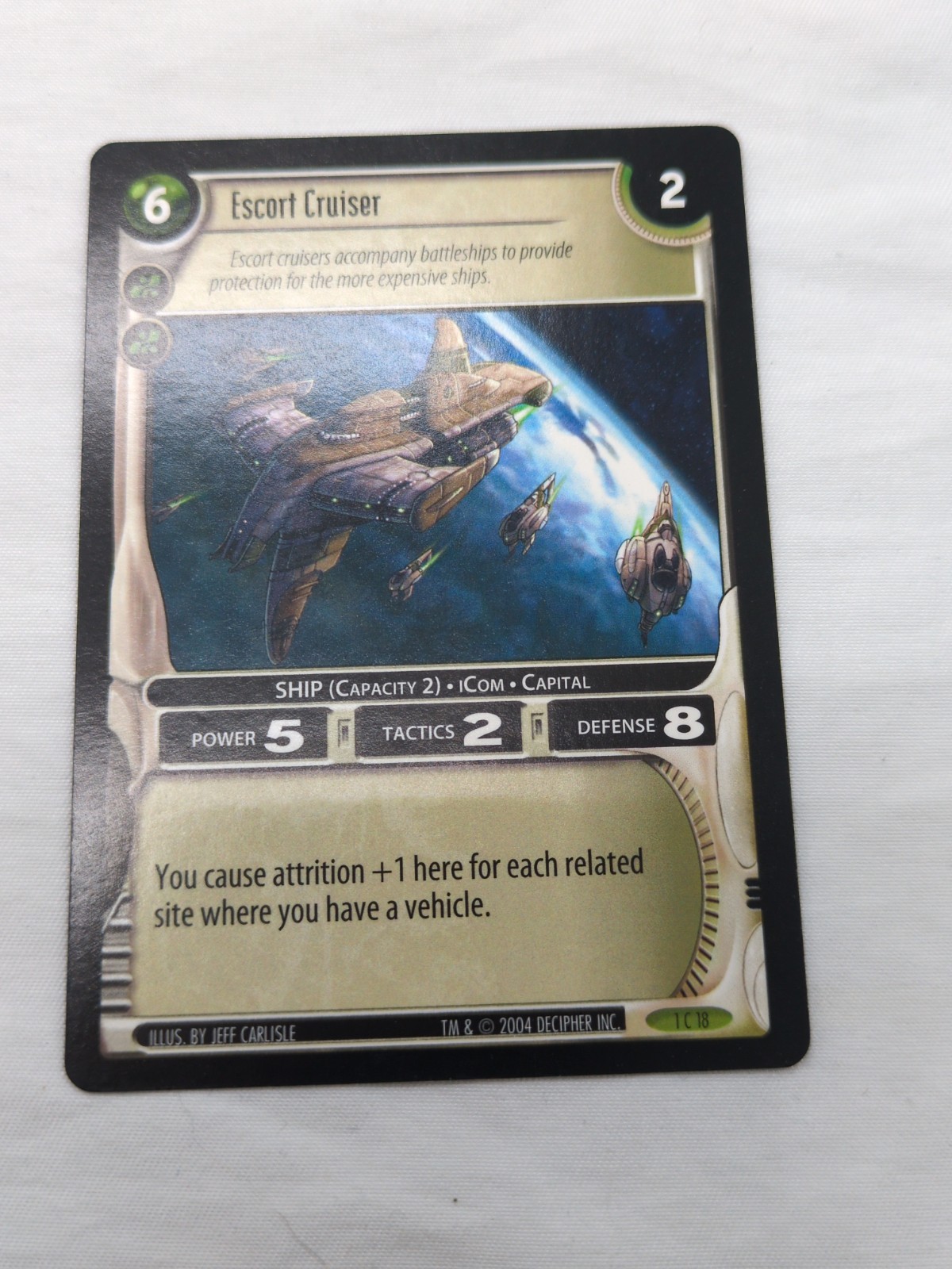 Escort Cruiser Wars Incursion Common 18 Card