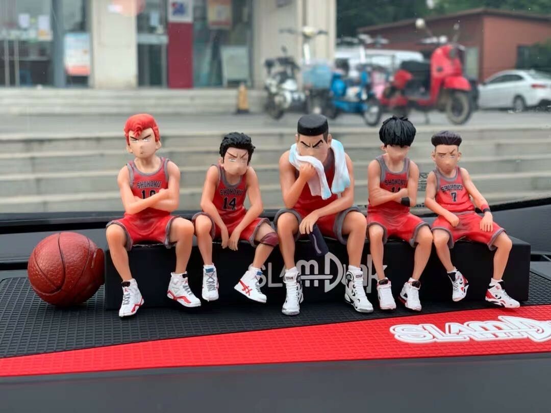 5Pcs Set SLAM DUNK SHOHOKU Basketball Team Figure US Seller
