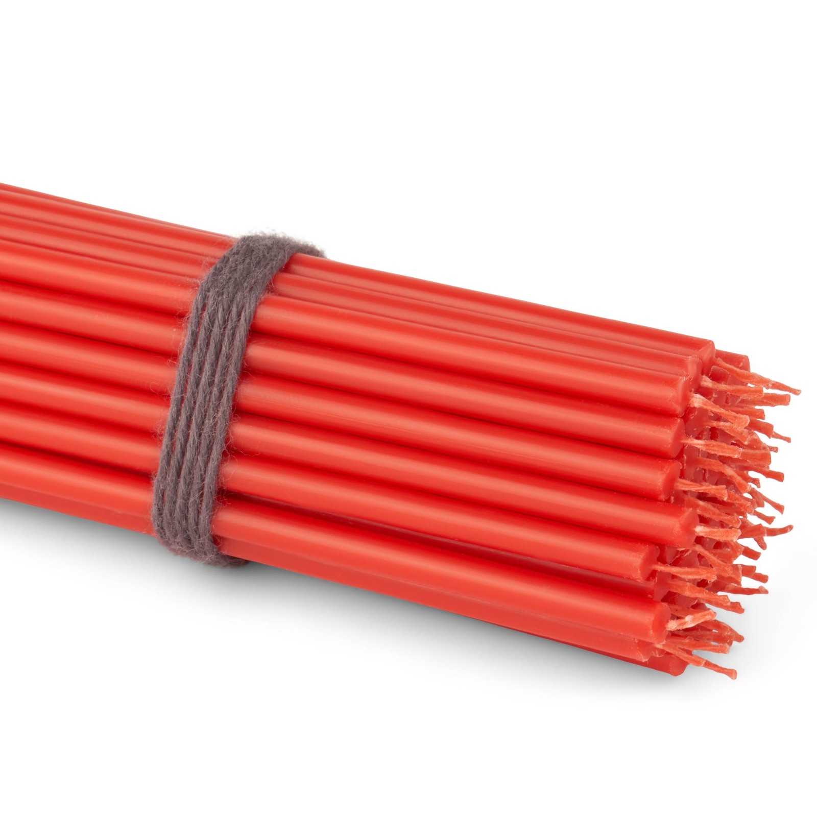 200g (about 50 pcs.) Red altar candles candles thin easter candles length 16 cm