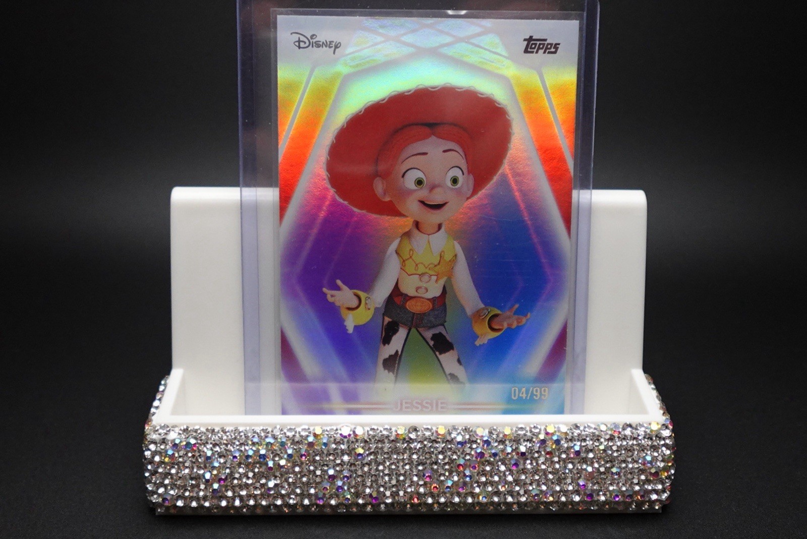 Topps Disney Pixar Chrome Jessie #33 2020 Serial Numbered 04/99 Card
