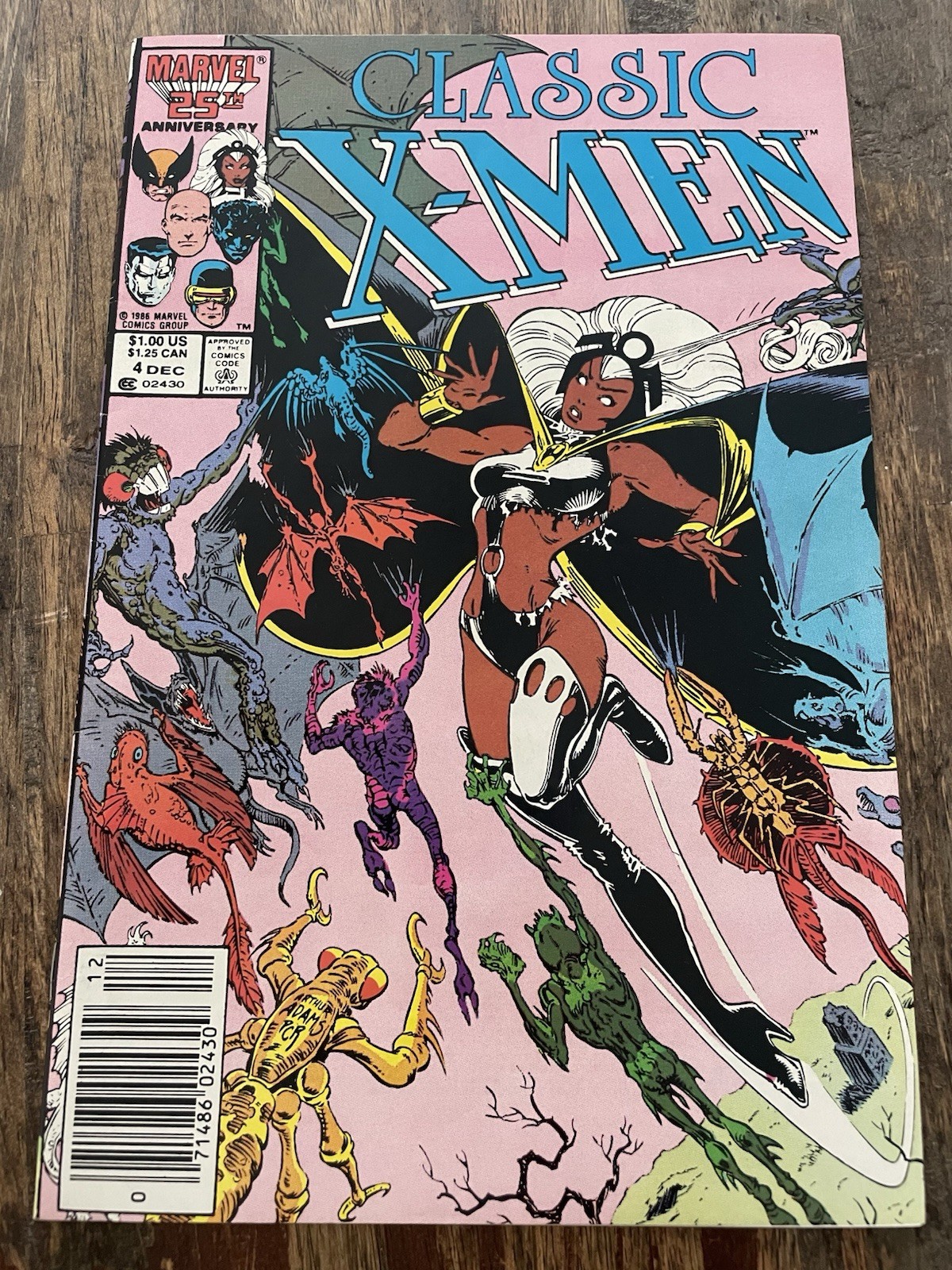 Classic X-Men #4 Dec. 1986 Vintage Ungraded Very Good