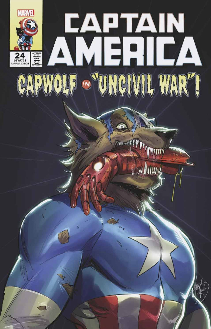 Captain America #24 Mirka Andolfo Capwolf Horror Variant 2020 – NM or Better
